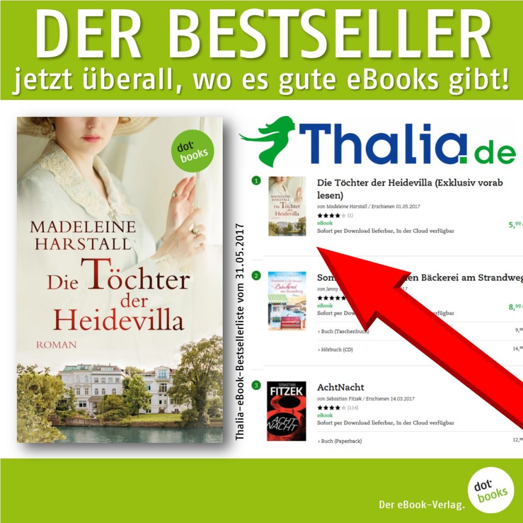 Harstall, Thalia-Bestseller DIE TÖCHTER DER HEIDEVILLA